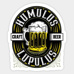 Hoppy beer - Craft beer - Humulus Lupulus Sticker